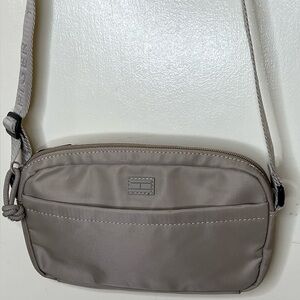 Tommy Hilfiger Nylon Crossbody, Grey/Silver, NWT